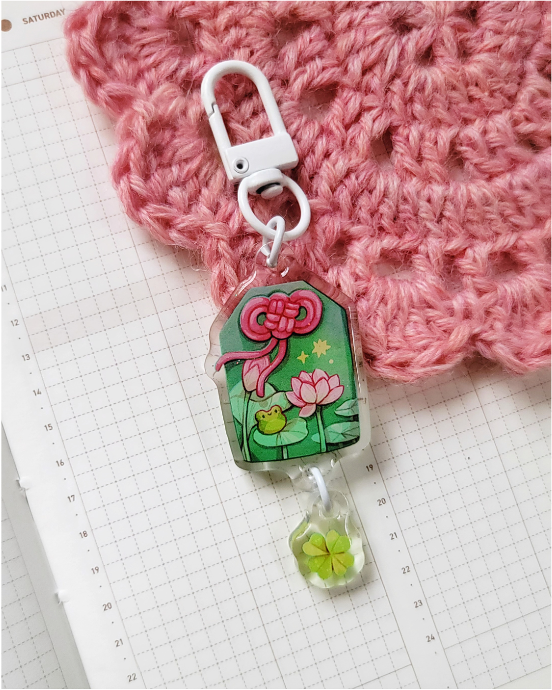 Lucky Omamori Acrylic Charm