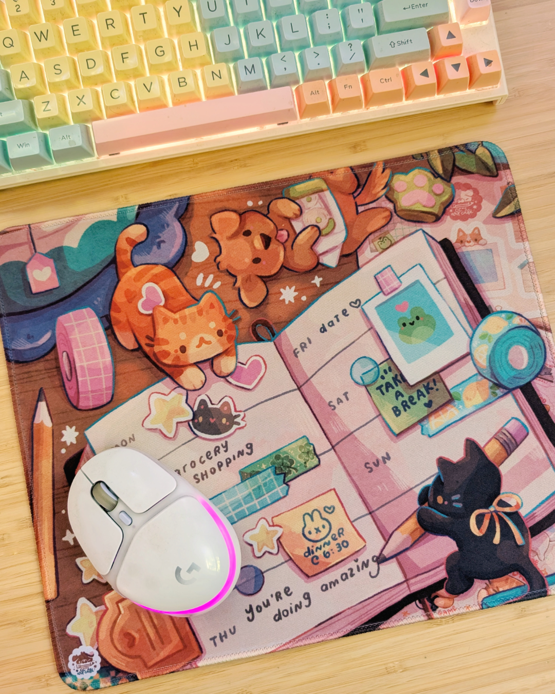 Making Plans Mousepad