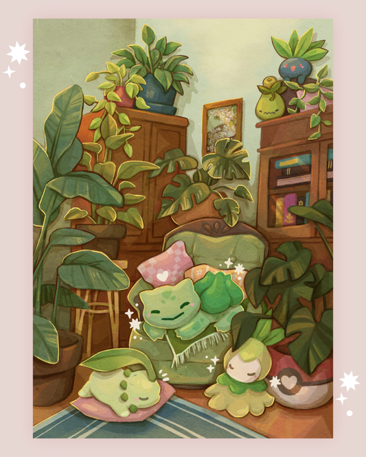 Plant Friends Art Print