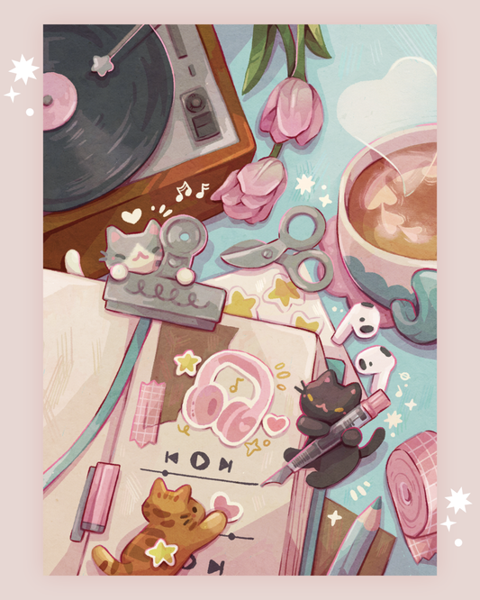 Music Journal Art Print