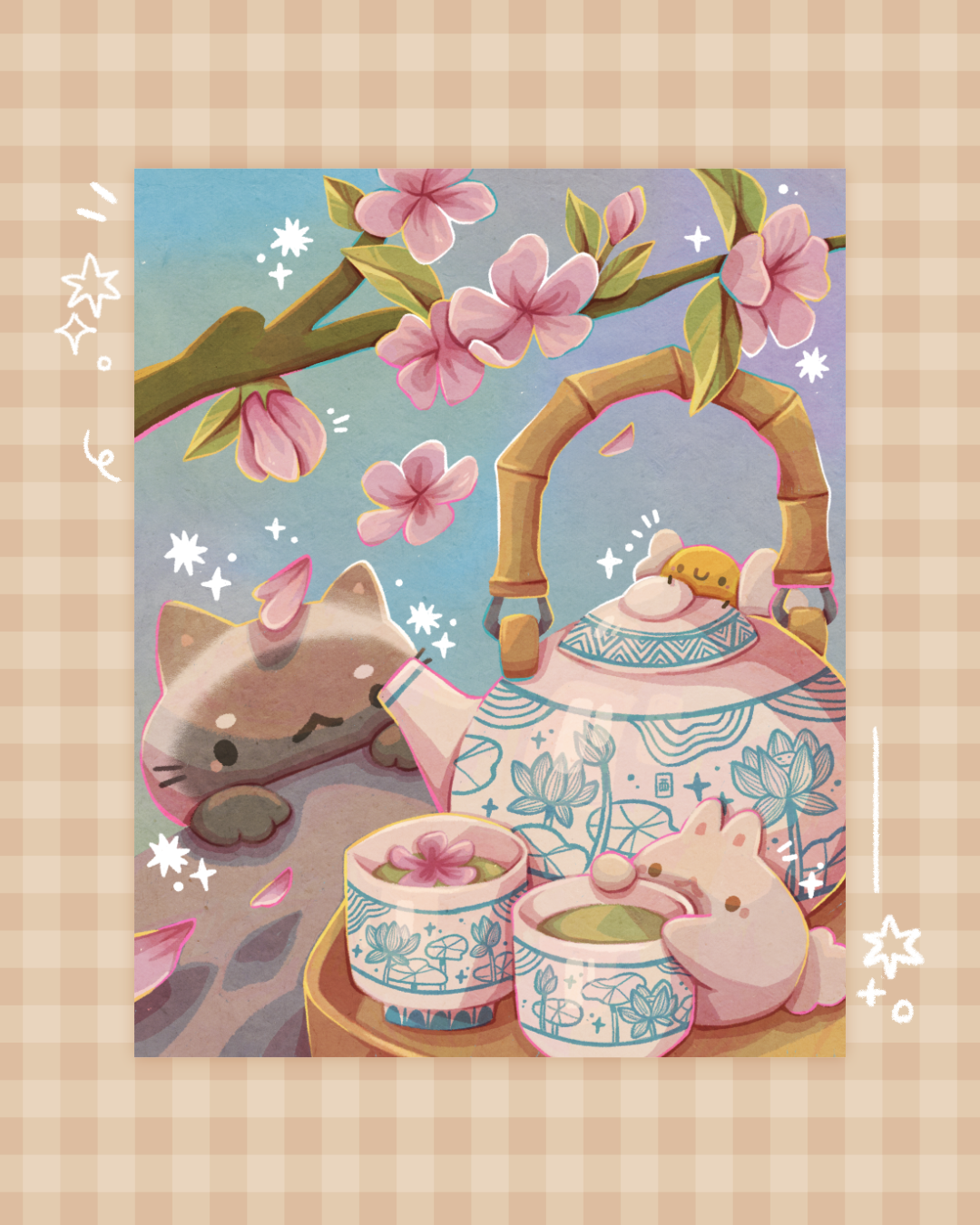 Tea Time Art Print