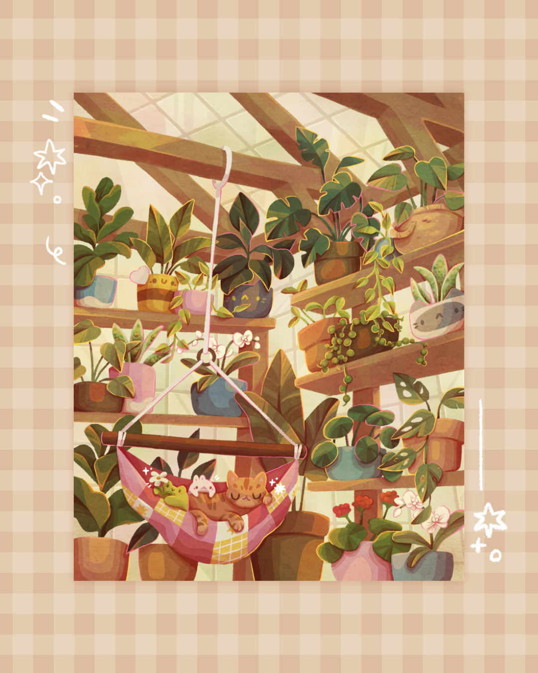 Summer Greenhouse Art Print