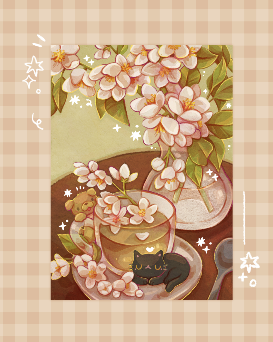 Jasmine Tea Art Print