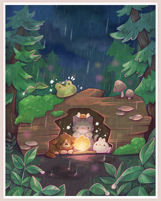 Rainy Day Jumbo Art Print