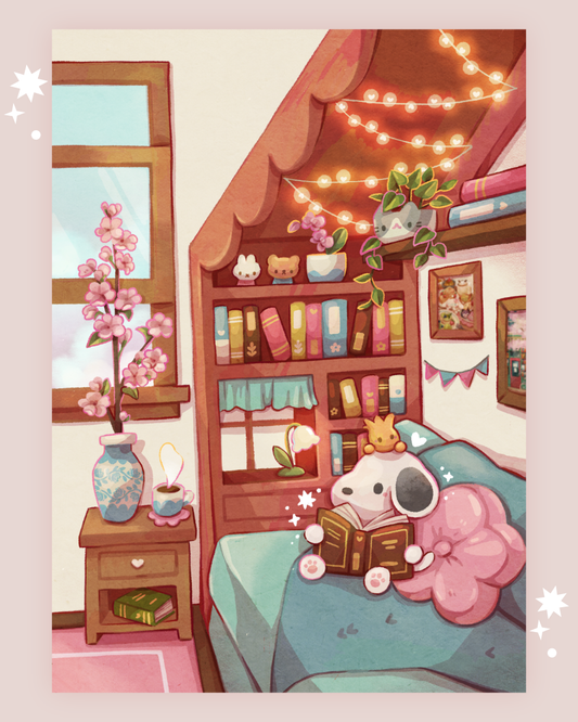 Reading Nook Art Print