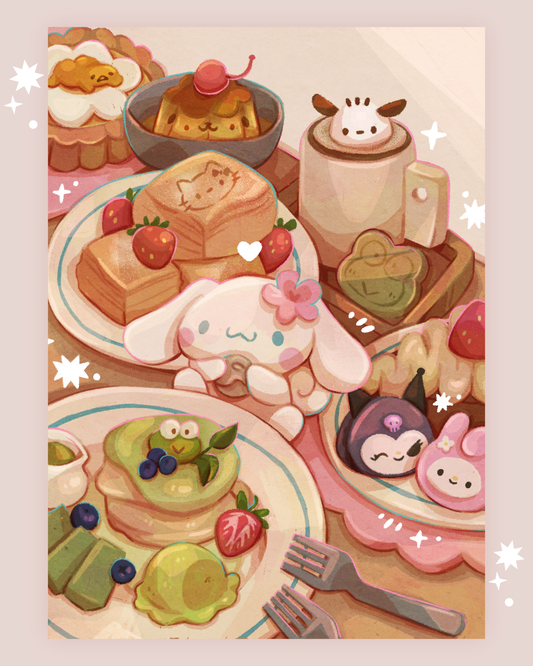 Sweet Desserts Art Print