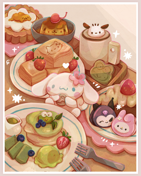 Sweet Desserts Jumbo Art Print