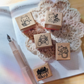Knitty Kitty Small Wood Stamp