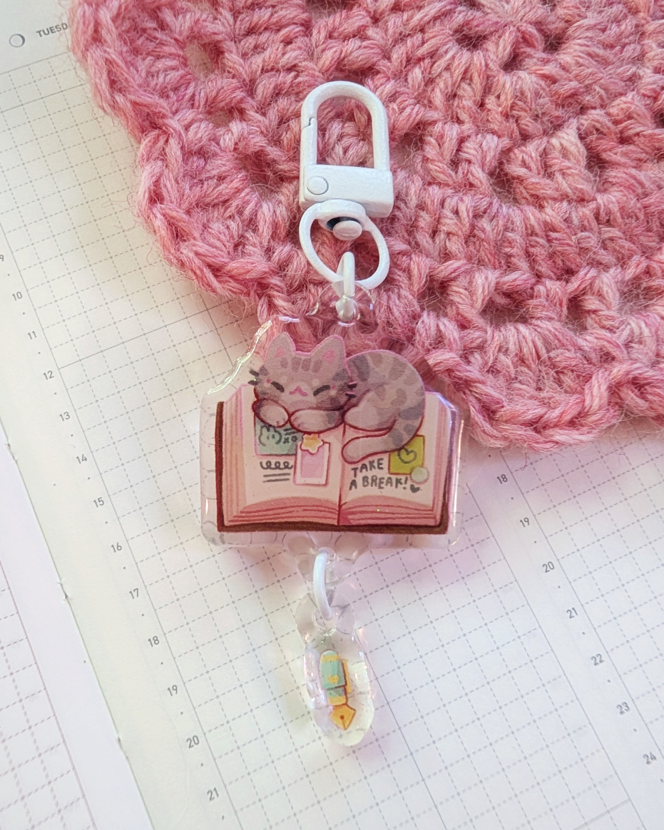 Take A Break! Acrylic Charm