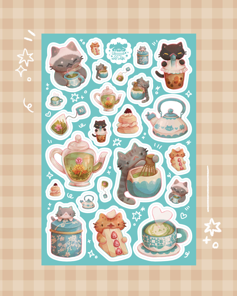 Tea Time Sticker Sheet