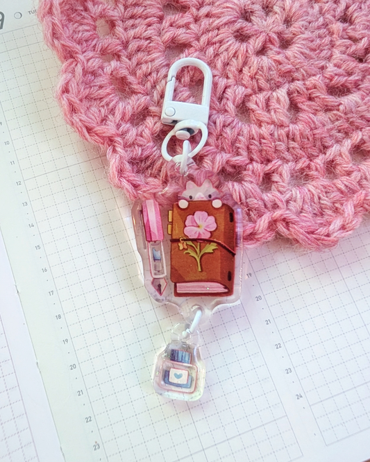Mini Traveler's Notebook Acrylic Charm