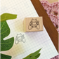 Gamer Kitty Small Wood Stamp