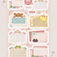 Cute Notes Writable Sticker Sheet