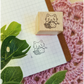 Knitty Kitty Small Wood Stamp